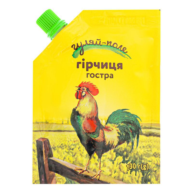 Гірчиця Гостра Гуляй-поле дойпак 130г